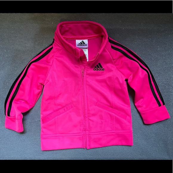 Pink Adidas track suit 12m - Picture 3 of 5